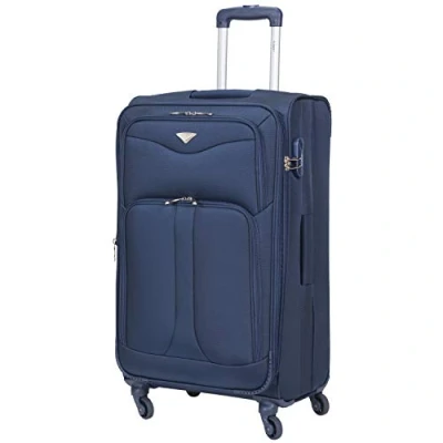 Image de Flight Knight Lightweight 4 Wheel 800D Soft Case Suitcases Anti Crack Cabin &amp; Hold Luggage Options Approved for Over 100 Airlines Including easyJet, BA Many More!