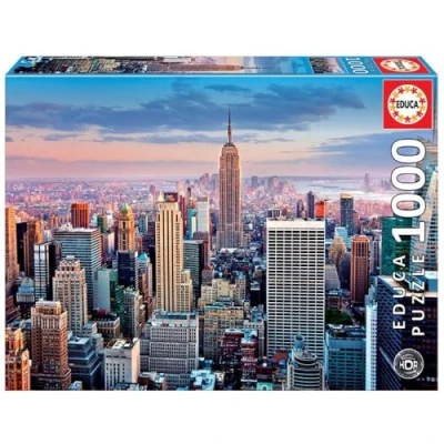 Image de EDUCA BORRAS Does Not Apply Puzzle Manhattan Nueva York 1000pzs, 14811, Multicolour, One Size