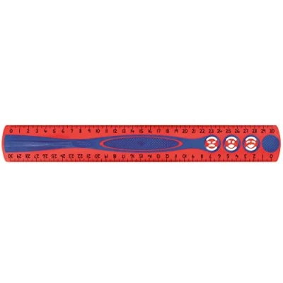 Image de Maped Règle Kidy Grip 30 cm Système anti dérapant Sans phtalate Coloris aléatoire