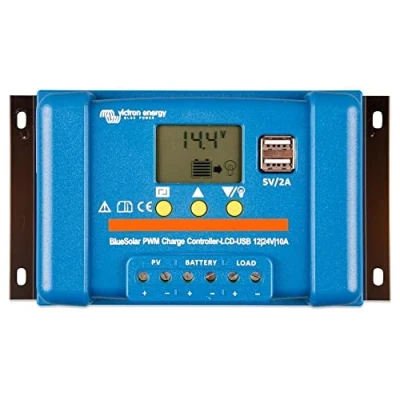 Image de Victron Energy BlueSolar PWM LCD&amp;USB Contrôleur de charge 30 amp 12/24 volts
