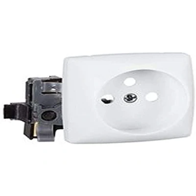 Image de Prise 2P+T éclips appareillage saillie composable bornes auto blanc