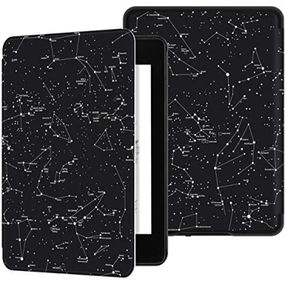 Image de Kindle Paperwhite 4 [10e génération 2018] Couverture en Cuir Intelligente durableConvient à Amazon Le dernier