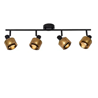 Image de LUCIDE RAFA Spot plafond 4xE14 Noir