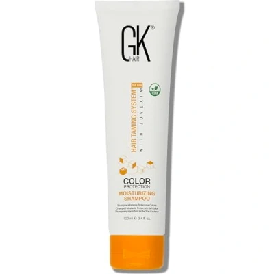Image de GK HAIR Global Kératine Moisturizing Shampoo (100ml) Shampooing pour cheveux colorés et abîmés, protège contre la déshydratation Formule bio naturelle sans sulfate, paraben unisexe