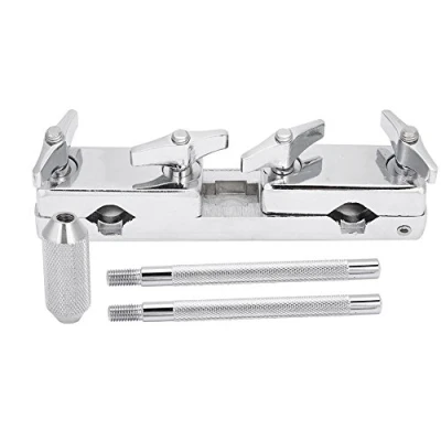 Image de Ensemble de Batterie Pince Cloche, Tige Support en Fer pour Instruments à Percussion Cloche Vache