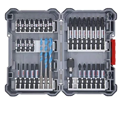 Image de Bosch Kit d&#039;embouts de tournevis 35 pièces (Pick and Click, accessoires pour visseuse à percussion, avec embouts et porte universels) Amazon Edition