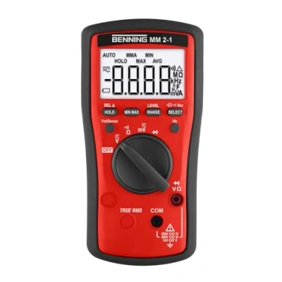 Image de Benning MM 2 1 TRUE RMS 044691 Multimètre numérique