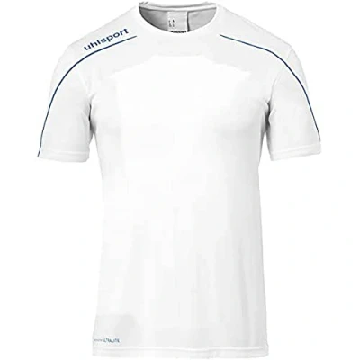 Image de Kempa Stream 22 Trikot Maillot Enfant, Blanc/Bleu Azur, 116 cm