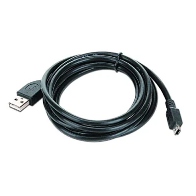 Image de Gembird 1.8m USB 2.0 A/mini m câble 1,8 A Mini B Noir Neuf