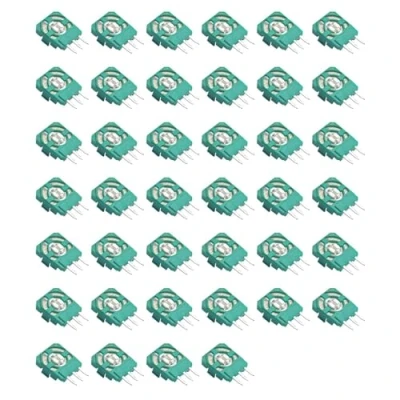 Image de Lot de 40 capteurs potentiomètre rechange compatibles avec manettes PS5 2,3 K Ohm Garniture Joint Pièces réparation pour joystick analogique