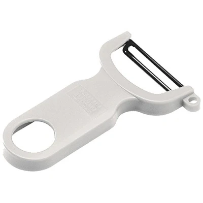 Image de Kuhn Rikon 22051 Swiss Eplucheur Inox Blanc 10,7 x 6,7 1,3 cm