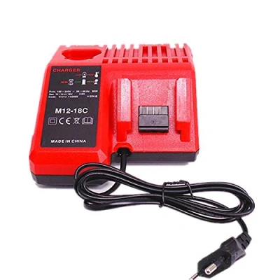 Image de Chargeurs de rechange pour Milwaukee M18 M12 C18B Li18 M18B M18B2 M18B4 M18BX 18V 220V 48 59 1812 1807 1806 18 40 27. 10 20 11 1828 1840
