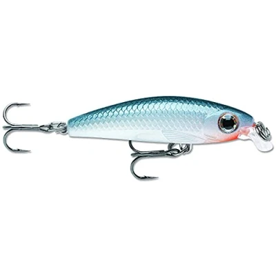 Image de Rapala Leurre de Pêche Ultra Light Minnow Matériel Corps Lesté d&#039;eau Douce Profondeur Nage 0,6 à 0,9m 4cm Fabriqué en Estonie Shad Unisex Adult, / 3g