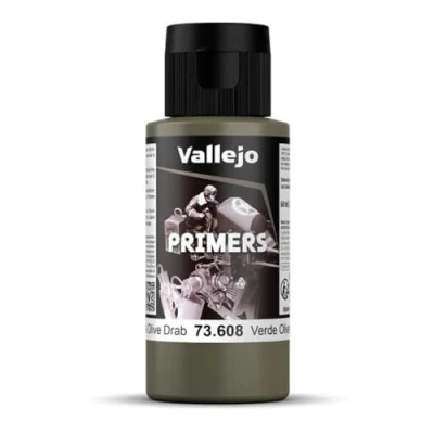 Image de Vallejo Apprêt pour maquette 60 ml Polyuréthane Coloré US Olive Drab