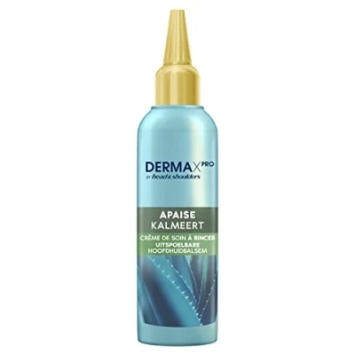 Image de Head &amp; Shoulders DERMAxPRO by APAISE, Crème de Soin à Rincer, pour Cuir Chevelu Sec Qui Démange, À L&#039;Aloe Vera 72H d’Hydratation le Sec, 6x145 ml