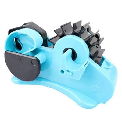 Image de Dévidoir de thermique à sublimation pour transfert thermique, distributeur adhésif avec noyau 2,5 cm et 7,6 cm, bleu