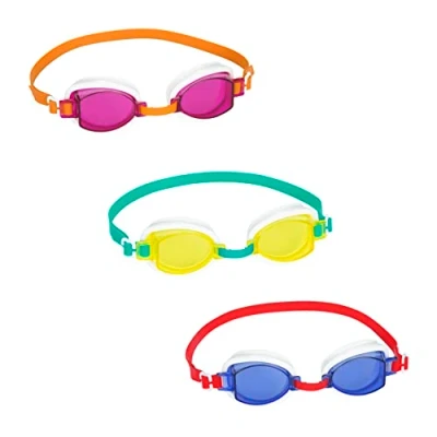 Image de Bestway Lunettes de Natation Aqua Burst Essential à Partir 7 Ans, 15 x 4 5 cm