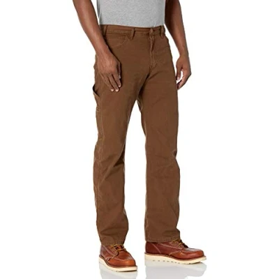 Image de Dickies Jean de Charpentier à Jambe Droite Coupe décontractée Pantalon d&#039;utilité Professionnelle, Vert Bois, 34 W/32 L Homme