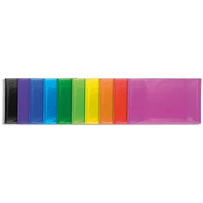Image de Exacompta Réf. 85870E 1 Protège documents Iderama 40 pochettes cristal lisse 80 vues pour A4 dim 24 x 32 cm couverture en polypro semi rigide 10 couleurs aléatoires