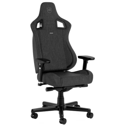 Image de noblechairs EPIC Compact Siège de jeu sur PC rembourré Noir Neuf