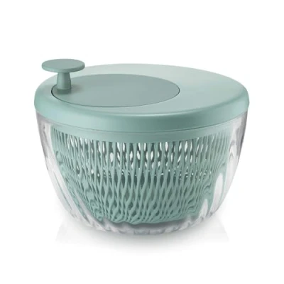 Image de Guzzini Kitchen Active Design, Spin&amp;Store, Centrifugeuse à Salade avec Couvercle Olive Green, 26 cm 170900175