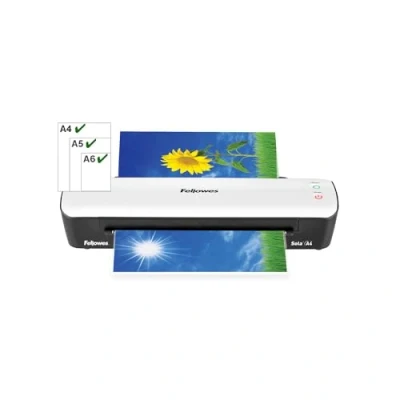 Image de Fellowes Plastifieuse Sola A4, 125 Microns, Fonctions Anti Bourrage Et Arrêt Automatique, Temps De Chauffe 4 minutes, Pour Pochettes 80 Blanc, 5745601 Exclusivité Amazon