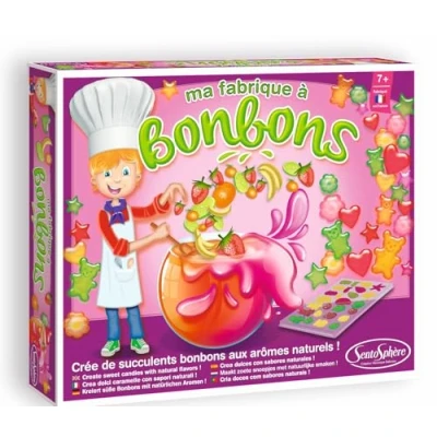 Image de SentoSpère MA FABRIQUE A bonbons Création de aux arômes naturels Kit atelier créatif enfant partir 7 ans Fabriqué en France