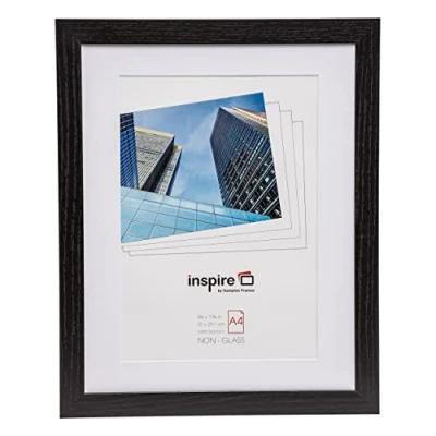 Image de Hampton Frames Cadre pour affiche, noir, A4 (21 x 30 cm)