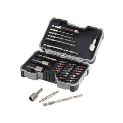 Image de Bosch Professional 35 pièces Coffret de Forets á HSS G et d&#039;embouts vissage Extra Hard (PH , PZ HEX TH S Bit, Accessoires Perforateurs Visseuses)