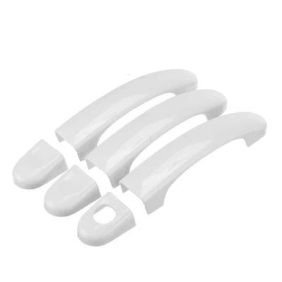 Image de Poignées de Porte extérieure Pour VW Transporter T5 T6 CADDY 2004 2015 Voiture 6 8 9 Pièces 4 Couvre Garniture Blanc Poignée Latérale Voiture(6PCS)