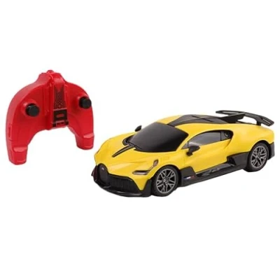 Image de TURBO CHALLENGE Bugatti Divo RC Prestige 1/24 094432 Voiture Télécommandée Jaune Piles Non Incluses Plastique Jouet Enfant Cadeau À Partir de 6 Ans