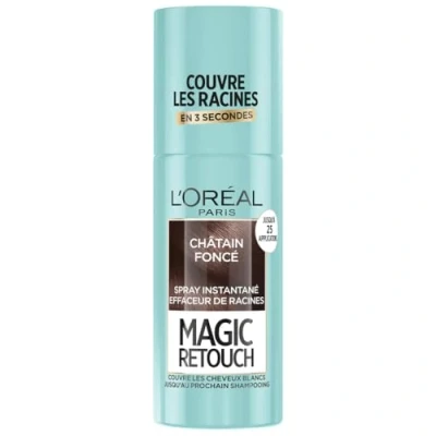 Image de L&#039;Oréal Paris Spray Instantané Correcteur de Racines &amp; Cheveux Blancs Magic Retouch Châtain Foncé 75 ml