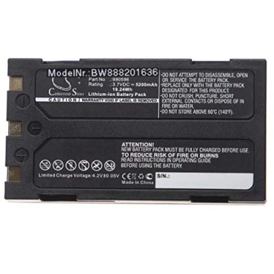 Image de vhbw 1x Batterie Remplacement pour Ridgid 990596, 990514 Outil de Mesure (5200mAh, 3,7V, Li ION)