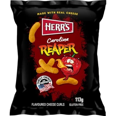 Image de HERR&#039;S Cravates au fromage Carolina Reaper 1 X 113 GR
