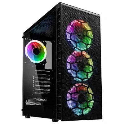 Image de Kolink Observatory Lite Mesh Midi Tower Noir Neuf