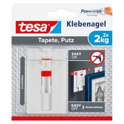 Image de Tesa Clou adhésif réglable pour papier peint et plâtre