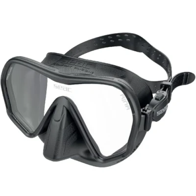 Image de SEAC Ajna Masque de plongée sans Cadre avec Large Vue, Jupe 100% Silicone Mixte