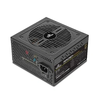 Image de YEYIAN Raiden Alimentation Non Modulaire PC 80+ Bronze ATX 12V V 2.0 80 Plus Câbles Plats Ventilateur 120mm Compatible Nvidia AMD Intel (650W Bronze)