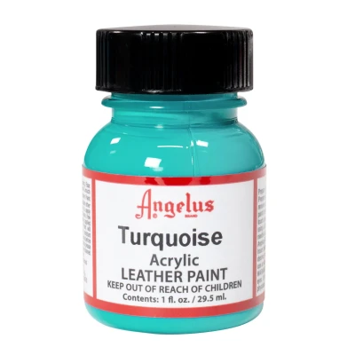 Image de Peinture cuir Angelus Turquoise