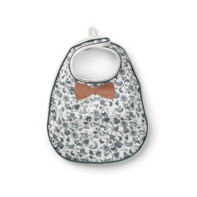 Image de Elodie Details Bavoir Bébé Imperméable Souple Récupérateur Design Scandinave Garden Leo Toile Bow