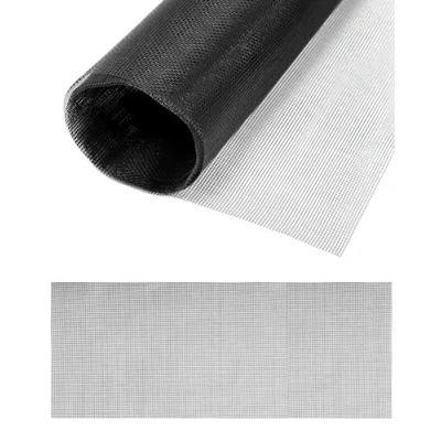 Image de QWORK® Rouleau Moustiquaire, Filet Moustiquaire En Fibre De Verre, 120x300cm, Garde L&#039;air Frais Circulation, Noir, 18 Mailles