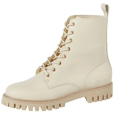 Image de Tommy Hilfiger Femme Bottes Lace Boot Bottines, Beige (Light Sandalwood), 39 EU