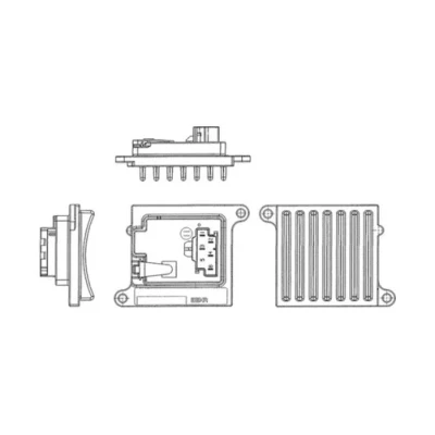 Image de MAHLE ORIGINAL ABR 36 000P Régulateur, pulseur d&#039;air habitacle MERCEDES BENZ: Classe S Berline, C Coupe, CLK Coupe