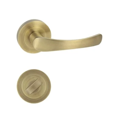 Image de Domino Lot de poignées porte Nova r M3 Bronze WC/salle bain
