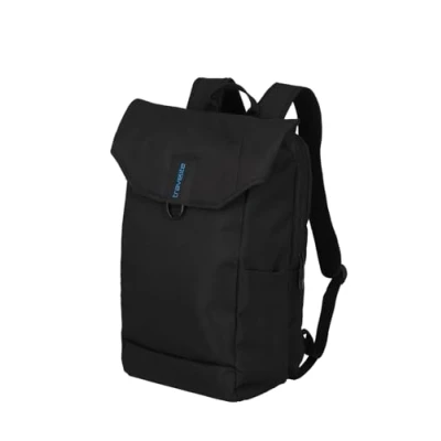 Image de travelite Sac à Dos pour Ordinateur Portable de 17,3 Pouces, Compartiment supplémentaire Tablette, Jour en Polyester recyclé avec Fermeture magnétique, Fonction d&#039;attache Trolley