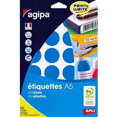 Image de Apli 101356 Etui 240 pastilles multi usage bleu Ø 30 mm