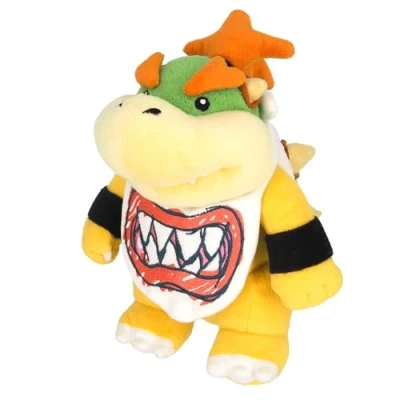 Image de Sanei AC11 All Star Collection 8&quot; Plush Nintendo Super Mario Plüsch Bowser Jr, 23 cm, AC11, Jaune