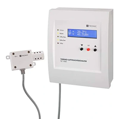 Image de TLF1000 Interrupteur de température avec capteur et thermostat, hygrostat, 230 V