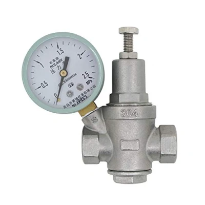 Image de Reducteur pression eau 1/2 3/4 1 1/4 2 pouce sans plomb acier inoxydable regulateur de inox (DN15 pouce)