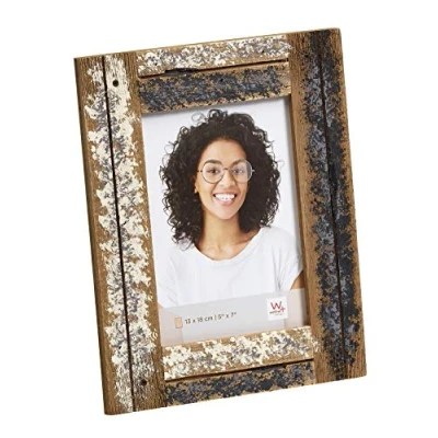 Image de walther design cadre photo crème/bleu 13 x 18 cm Dupla Portrait Frame YA318C